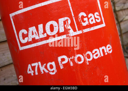 Calor Gas propane GPL grand 47 kg vérin gaz UK Banque D'Images
