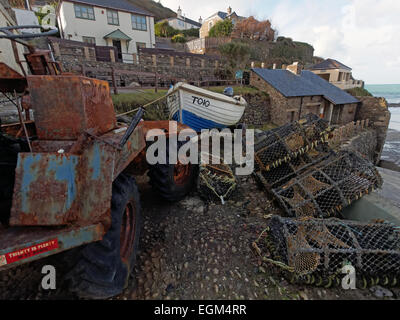 St Agnes, Trevaunanace Cove Banque D'Images