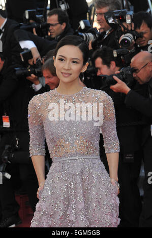 CANNES, FRANCE - 25 MAI 2013 : Zhang Ziyi au gala d'avant pour 'Venus in Fur' en compétition au 66e Festival de Cannes. Banque D'Images