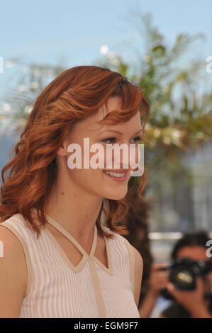 CANNES, FRANCE - 23 MAI 2013 : l'actrice Kerry Bishe à une séance de photos pour son film 'Rose' à la 66e Festival de Cannes. Banque D'Images