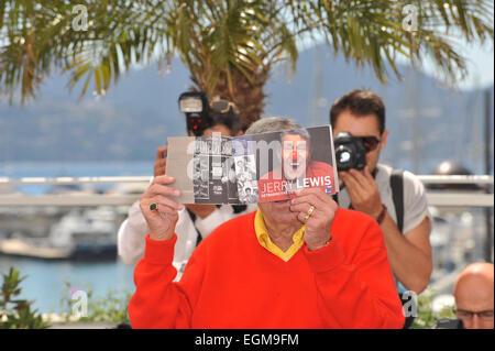 CANNES, FRANCE - 23 MAI 2013 : Jerry Lewis à une séance de photos pour son film 'Rose' à la 66e Festival de Cannes. Banque D'Images