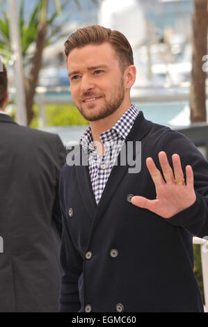 CANNES, FRANCE - 19 MAI 2013 : Justin Timberlake au photocall de son film "Inside Llewyn Davis" en compétition au 66e Festival de Cannes. Banque D'Images