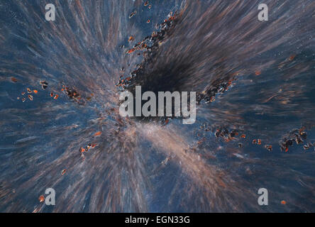 L'énergie sombre - Visualisation Banque D'Images