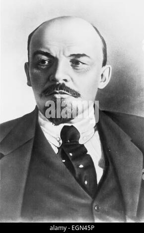 Vladimir Ilitch Oulianov, alias Lénine, 1870-1924. Fédération révolutionnaire communiste, homme politique et théoricien de la politique. Banque D'Images