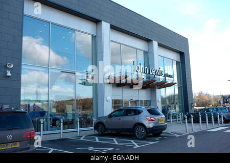 John Lewis à la maison magasin départemental à ashford dans le comté de la ville de kent uk février 2015 Banque D'Images