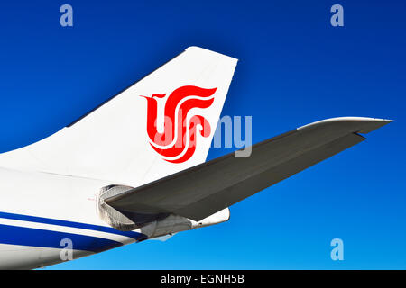 Air China, China Airways, Airbus, d'un 330-200, avion, avion, avion, aile, winglet, stabilisateur, Banque D'Images