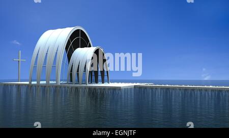 Église moderne pour adv ou autres fins utiliser Banque D'Images