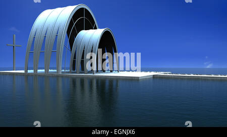 Église moderne pour adv ou autres fins utiliser Banque D'Images