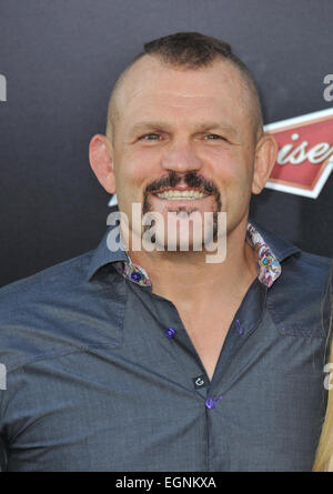 LOS ANGELES, CA - le 11 août 2014 : Chuck Liddell au Los Angeles premiere de 'The Expendables 3' au théâtre chinois de Grauman, Hollywood. Banque D'Images