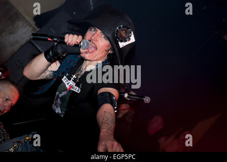 Adam Ant live on stage Londres Banque D'Images