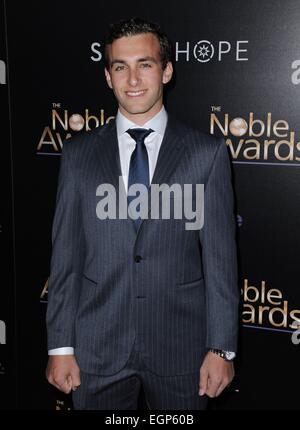 Matthieu Ziff aux arrivées pour la Noble Awards, le Beverly Hilton Hotel, Los Angeles, CA, 27 février 2015. Photo par : Dee Cercone/Everett Collection Banque D'Images