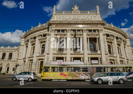 Burgtheater de Vienne, Autriche Banque D'Images