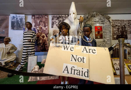 Baltimore, Maryland, USA. 28 Février, 2015. L'un des dizaines de cire figure expose à la National Great Blacks in Wax Museum. © Brian Cahn/ZUMA/Alamy Fil Live News Banque D'Images