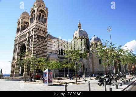 Marseille Cathedral, cathédrale catholique romaine à Marseille, dans le sud de la France Banque D'Images