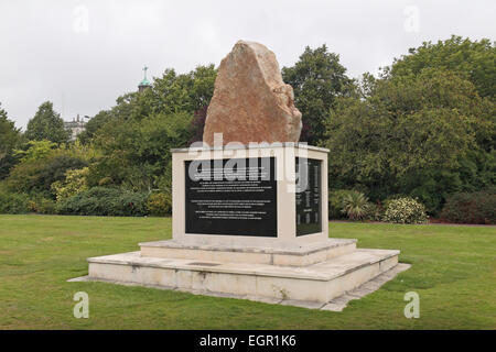 Les Malouines National Monument à Alexandra Gardens, Cathays Park, Cardiff, Pays de Galles. Banque D'Images