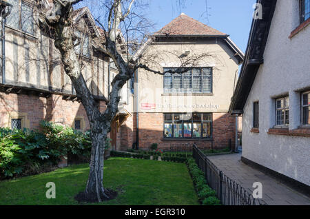 La librairie Shakespeare à Stratford-upon-Avon qui est le spécialiste de la librairie Shakespeare Birthplace Trust Banque D'Images