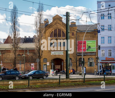 Kulturbrauerei Berlin Culture , Brasserie, ancienne brasserie maintenant entrée center for arts, théâtre et spectacles, Prenzlauerberg Banque D'Images