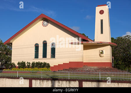 Église adventiste du septième jour à Tonga Banque D'Images