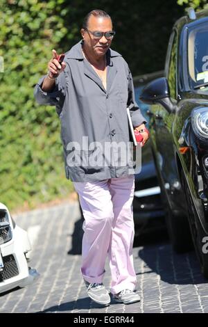 Billy Dee Williams arrive à Cecconi's pour le déjeuner avec : Billy Dee Williams Où : Los Angeles, California, United States Quand : 27 août 2014 Banque D'Images