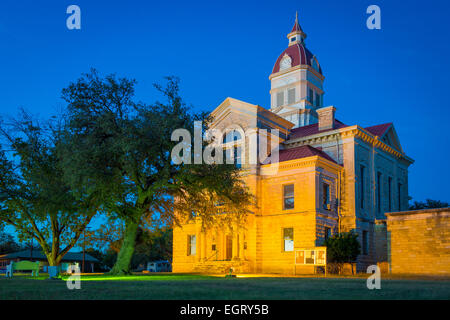 Bandera est le siège du comté de comté de Bandera, Texas, United States, dans le Texas Hill Country. Banque D'Images