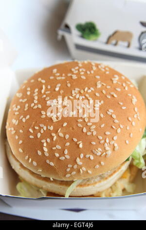 McDonald's Big Mac burger Banque D'Images