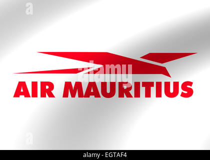 Air Mauritius icône symbole du drapeau emblème logo Banque D'Images