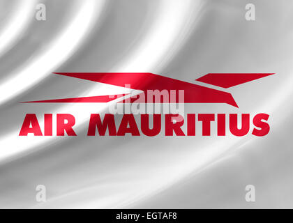 Air Mauritius icône symbole du drapeau emblème logo Banque D'Images