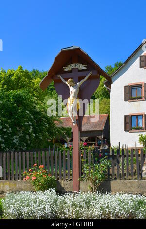 Schwarzwald, Bade-Wurtemberg, Glottertal, Hochschwarzwald, Kruzifix, Banque D'Images