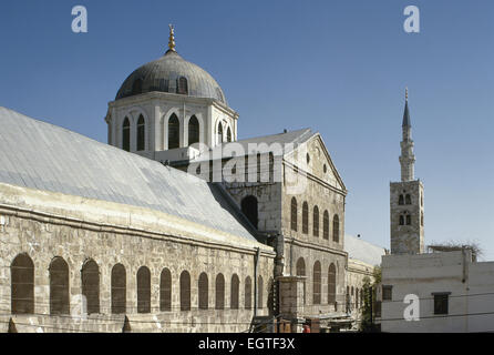 La Syrie. Damas. La Mosquée des Omeyyades ou Grande Mosquée de Damas. 8e siècle. Banque D'Images