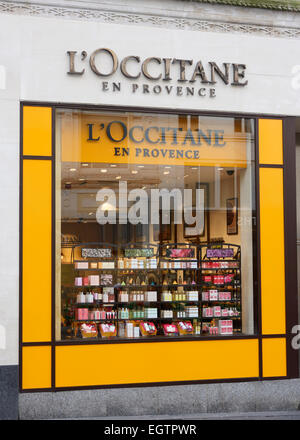 L'Occitane en Provence shop dans Church Street, Liverpool. Banque D'Images