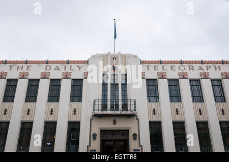 Le Daily Telegraph Building, Tennyson Street, Napier, Hawkes Bay, île du Nord, en Nouvelle-Zélande. Banque D'Images