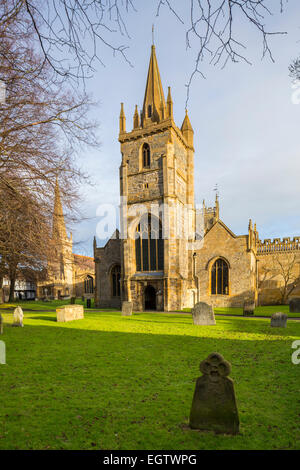 L'église Saint-Laurent, Evesham, District de Wychavon, Worcestershire, Angleterre, Royaume-Uni, Europe. Banque D'Images