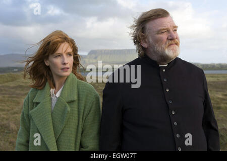 Calvaire est un film irlandais de 2014 Écrit et réalisé par John Michael McDonagh. Le film stars Brendan Gleeson, Chris O'Dowd, Kelly Reilly, Aidan Gillen, Dylan Moran et Isaach de Bankolé Banque D'Images