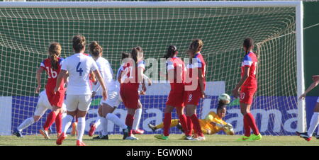 La Manga Club, Espagne. 2 mars, 2015. Women's U23 National Team tournoi. USA v Angleterre. Crédit : Tony Henshaw/Alamy Live News Banque D'Images