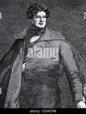 DANIEL O'CONNELL (1775-1847) Irish leader politique connu sous le nom de l'émancipateur Banque D'Images