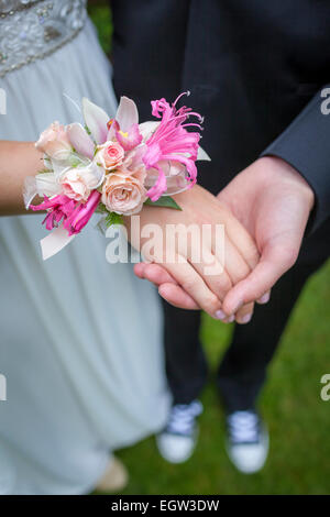 Close up de corsage. Banque D'Images