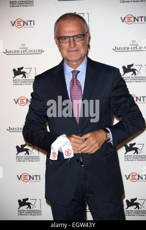 71e Festival du Film de Venise - Cocktail Jaeger LeCoultre - Arrivées en vedette : Claudio Ange Où : Venise, Italie Quand : 28 août 2014 Banque D'Images