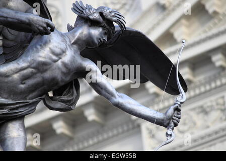 Statue de Eros dans Piccadilly Circus, Londres Banque D'Images