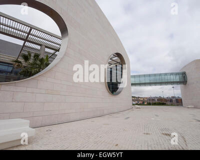 Fondation Champalimaud Centre pour l'inconnu de l'architecture moderne immeuble de Lisbonne, Portugal, Europe Banque D'Images