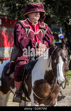 Parade pour Carnevale Romano 2015, Rome, Italie Banque D'Images