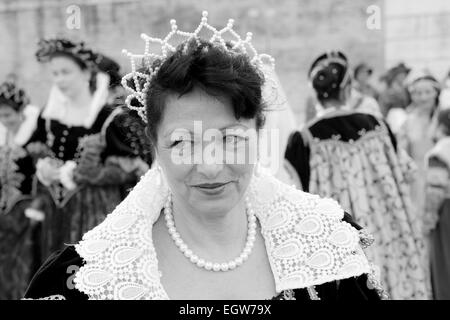 Parade pour Carnevale Romano 2015, Rome, Italie Banque D'Images