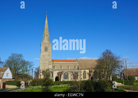 Fenstanton Église paroissiale de Saint Pierre et Saint Paul, Fenstanton, Cambridgeshire, Angleterre, RU Banque D'Images