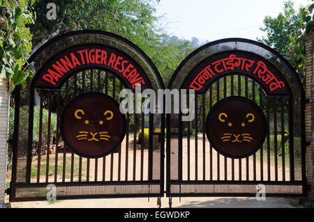 Portes de Panna Tiger Réserver le Madhya Pradesh Inde Banque D'Images