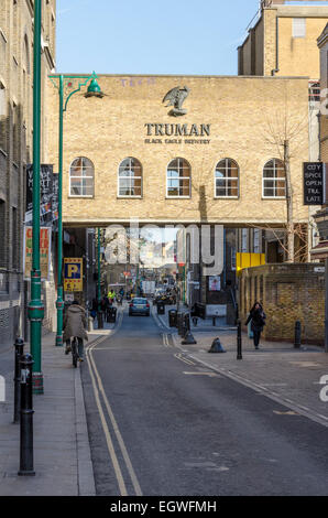 Old Truman Brewery sur Brick Lane, East London, UK Banque D'Images