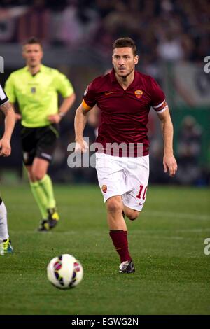 Rome, Italie. 2e Mar, 2015. Francesco Totti (Roma) Football/soccer : Italien 'Serie' un match entre l'AS Roma 1-1 la Juventus au Stadio Olimpico à Rome, Italie . © Maurizio Borsari/AFLO/Alamy Live News Banque D'Images