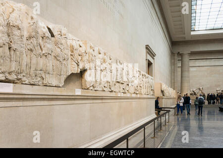 Du Parthénon au British Museum, Londres, Angleterre, Royaume-Uni Banque D'Images