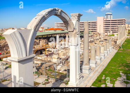 Izmir, Turquie, Ruines de l'antique ville Smyrna Banque D'Images