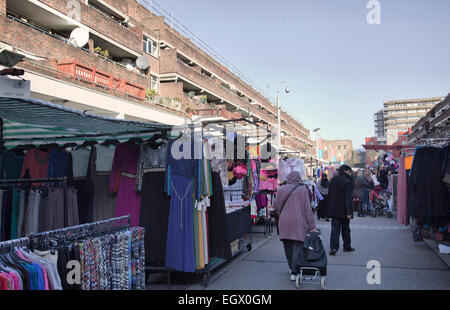 Watney Street Market dans Shadwell - Londres E1 Banque D'Images