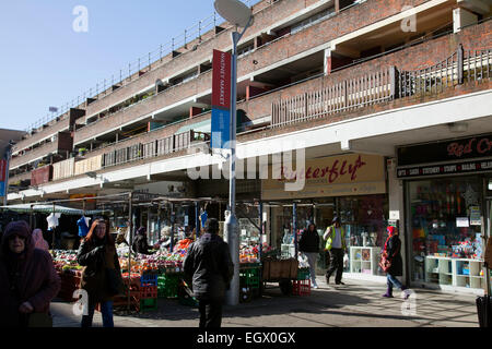 Watney Street Market dans Shadwell - Londres E1 Banque D'Images