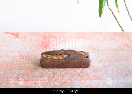 Banana Cake, sur un fanal de studio. Banque D'Images